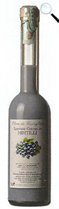 liquore crema di mirtilli e grappa